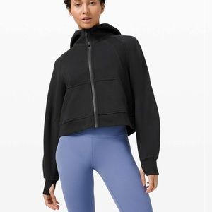 LULULEMON SCUBA OVERSIZED FULL ZIP HOODIE BLACK